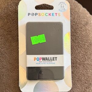 PopSocket PopWallet - Classic Gray